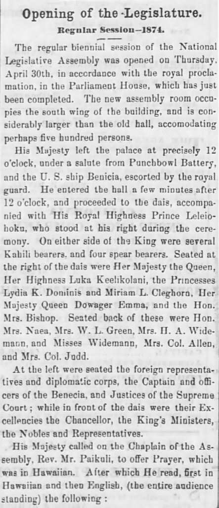 The Hawaiian Gazette
May 6, 1874 · Page 2